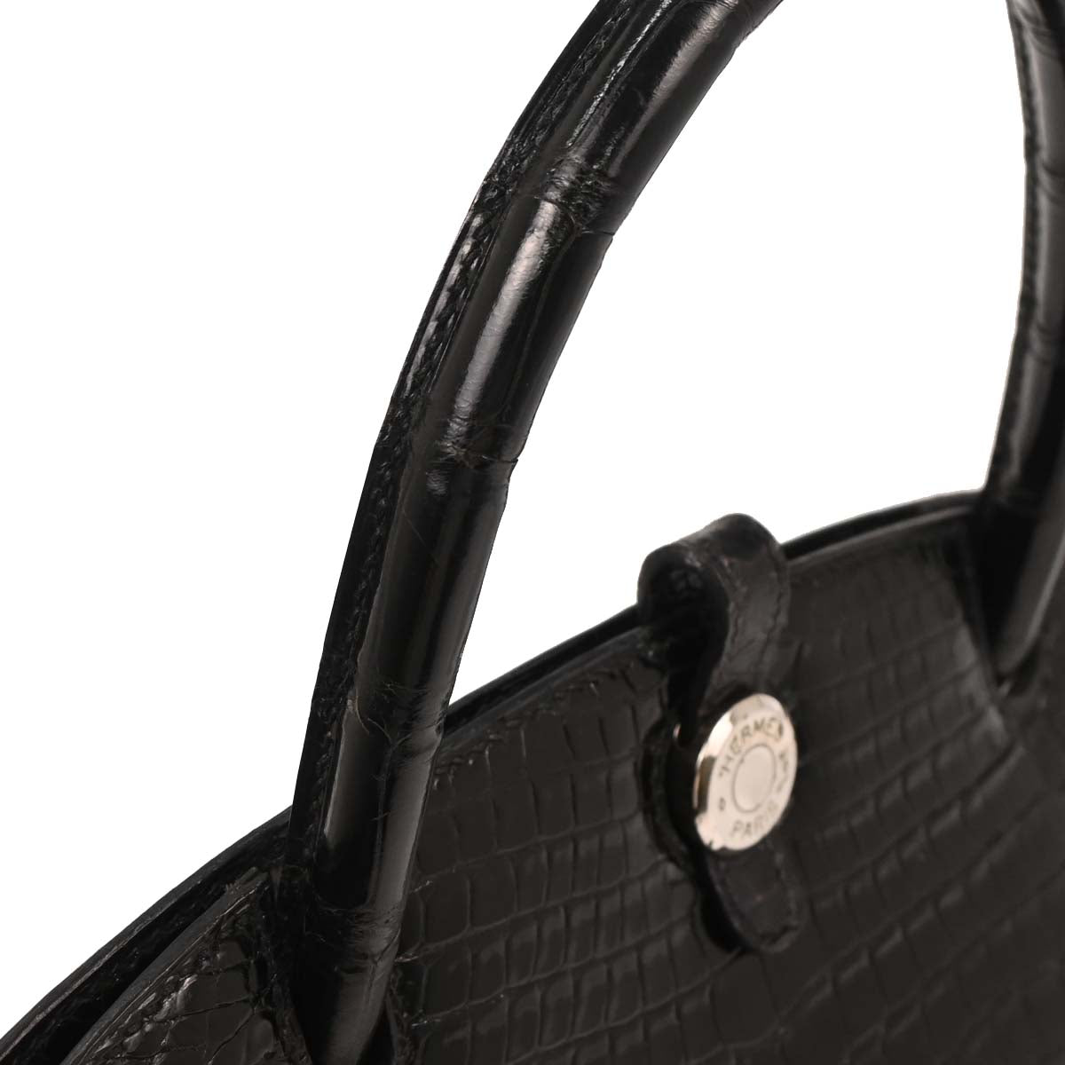 Hermes * Black ぽろさす Dalvy 30 MM Handbag