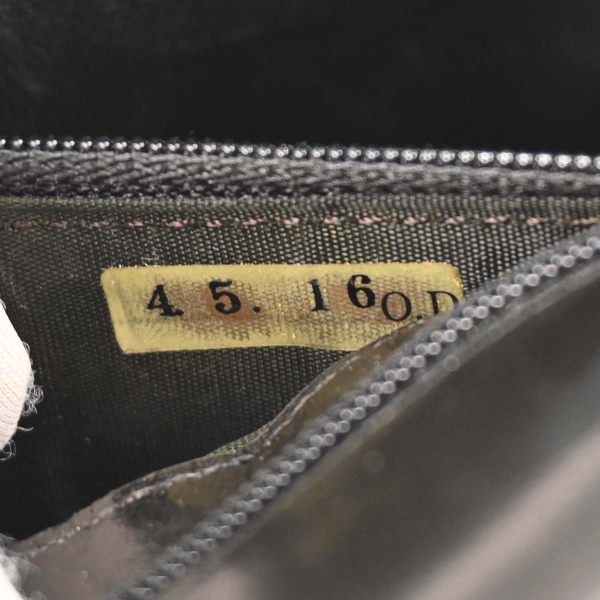 Chanel * Black Lizard Mini Classic Square Flap Shoulder Bag