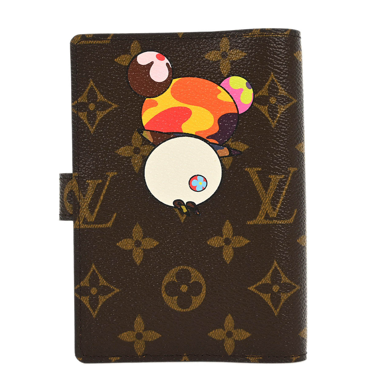 Louis Vuitton Monogram Panda Agenda PM Note Book Cover R20011 Small Good