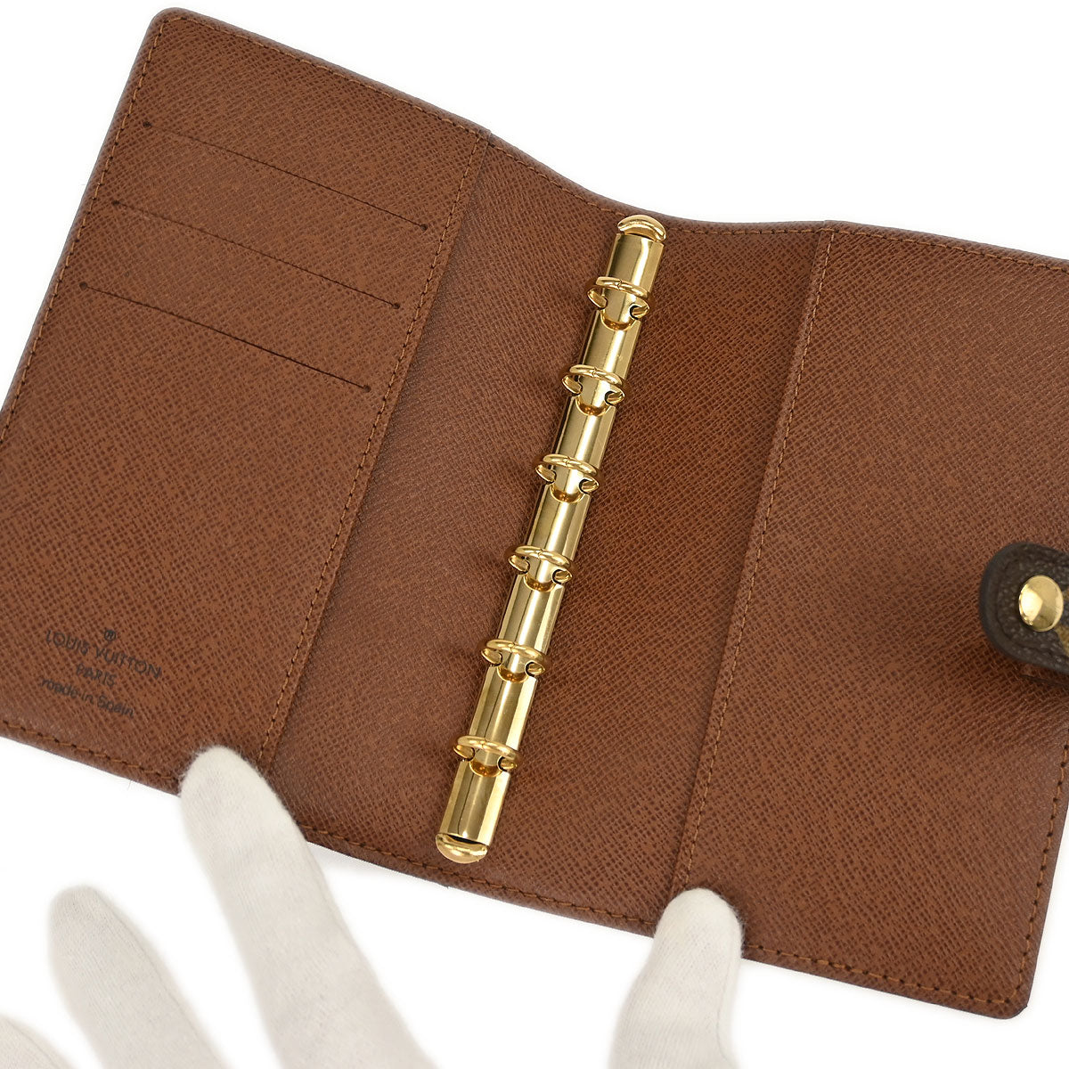 Louis Vuitton Monogram Panda Agenda PM Note Book Cover R20011 Small Good