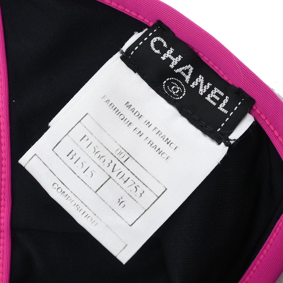 Chanel 2000 Swimwear Swimsuit Black 00T #36