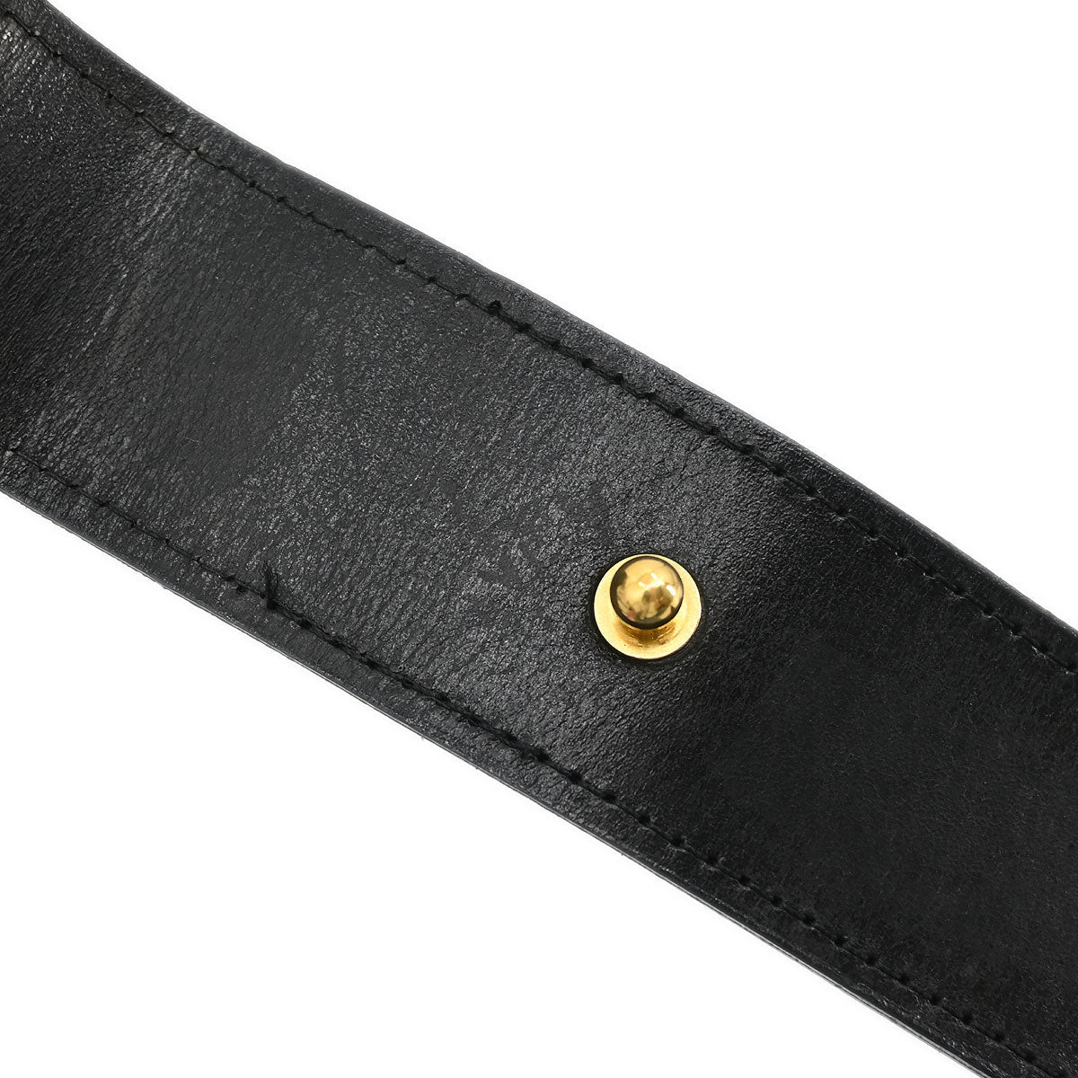 Chanel Belt Black Gold 75/30 96A Small Good