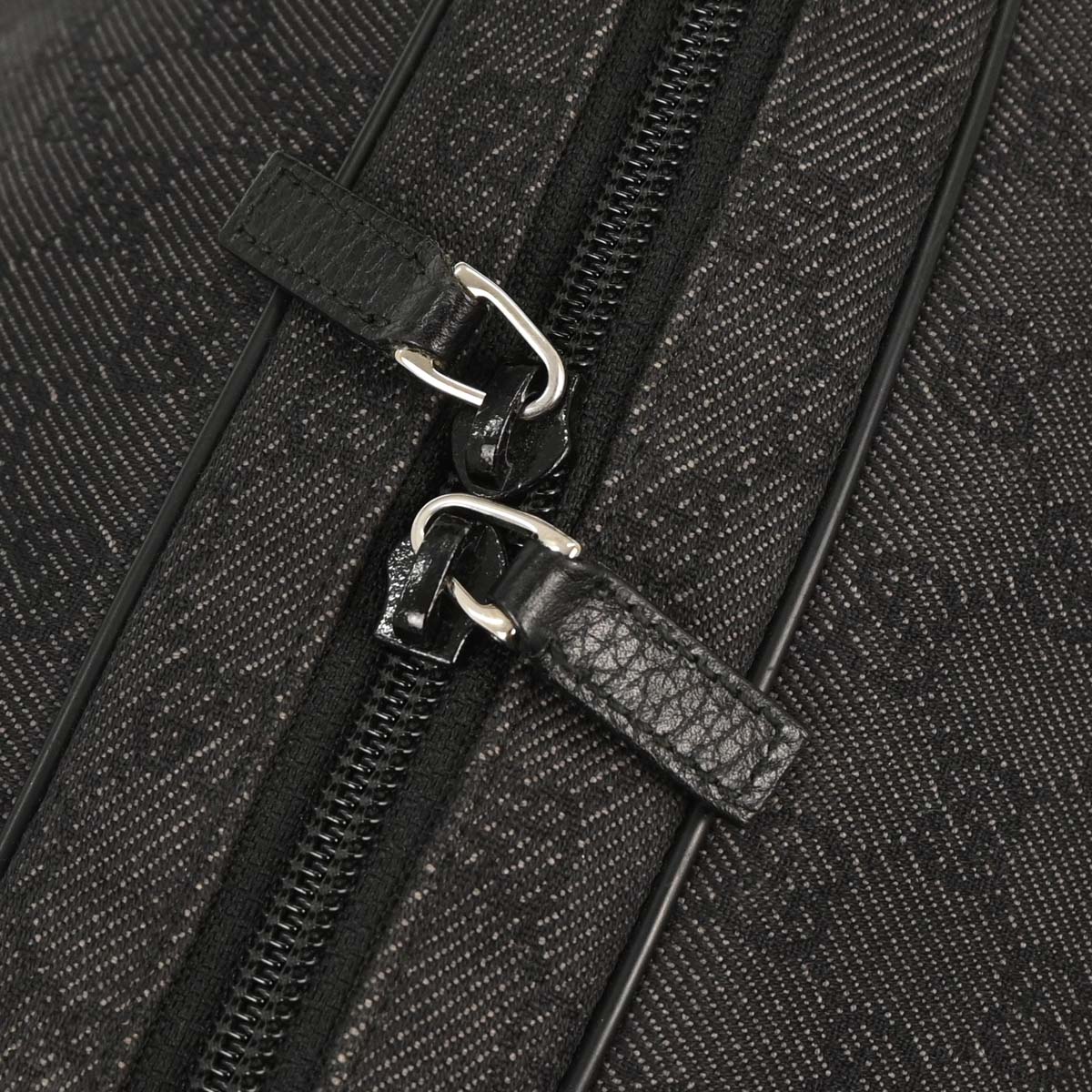 Gucci Black Canvas GG 2way Shoulder Duffel Handbag