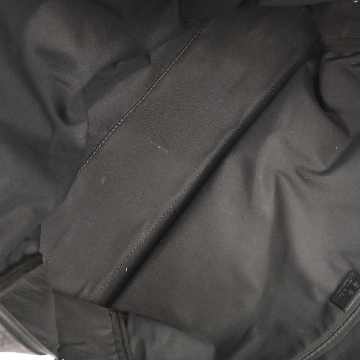 Gucci Black Canvas GG 2way Shoulder Duffel Handbag