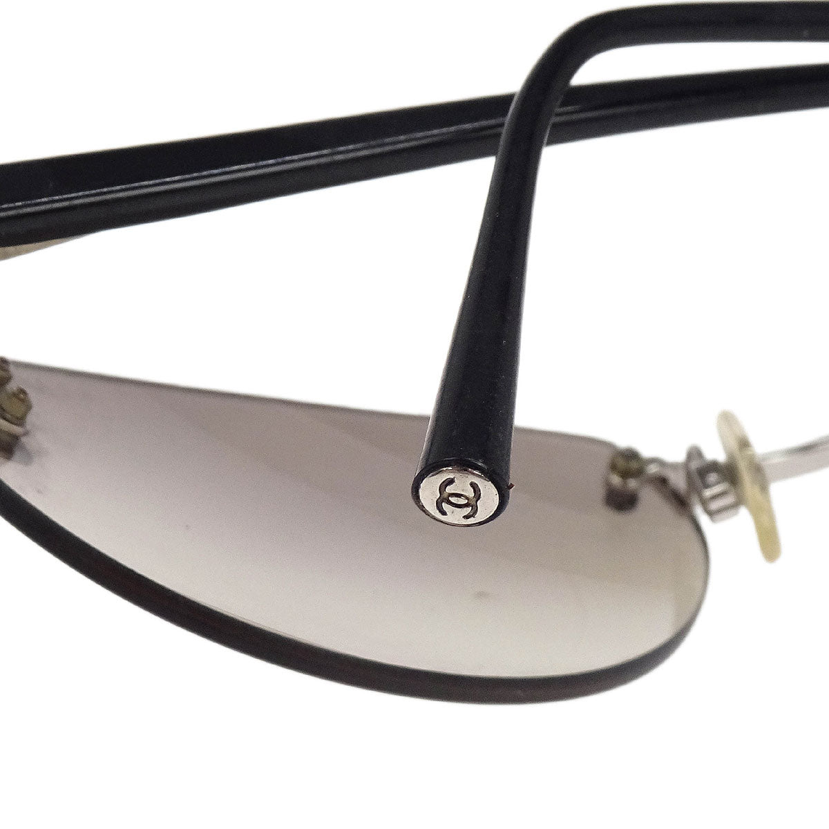 Chanel Sunglasses Eyewear Black Small Good