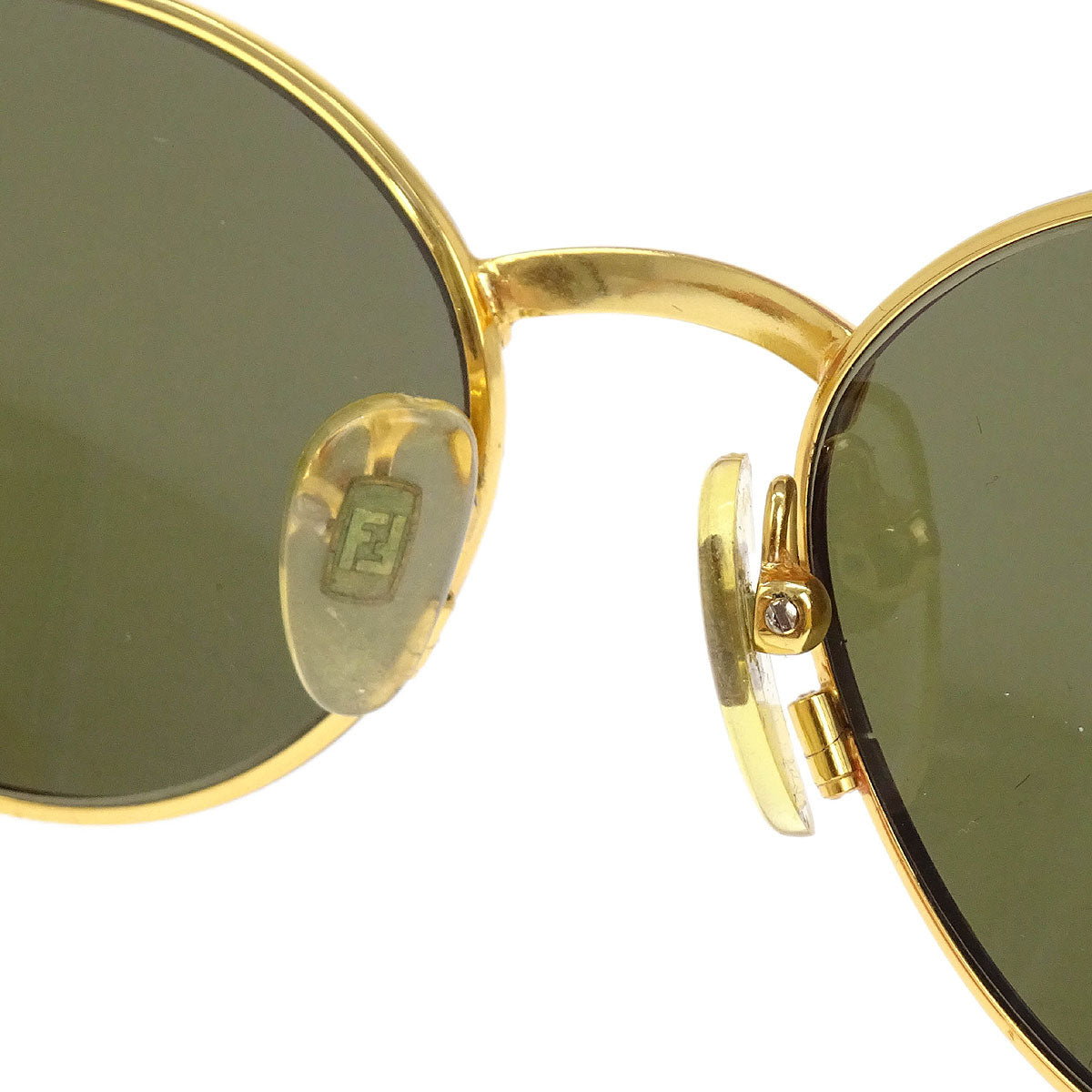 Fendi Sunglasses Eyewear Black Brown Small Good