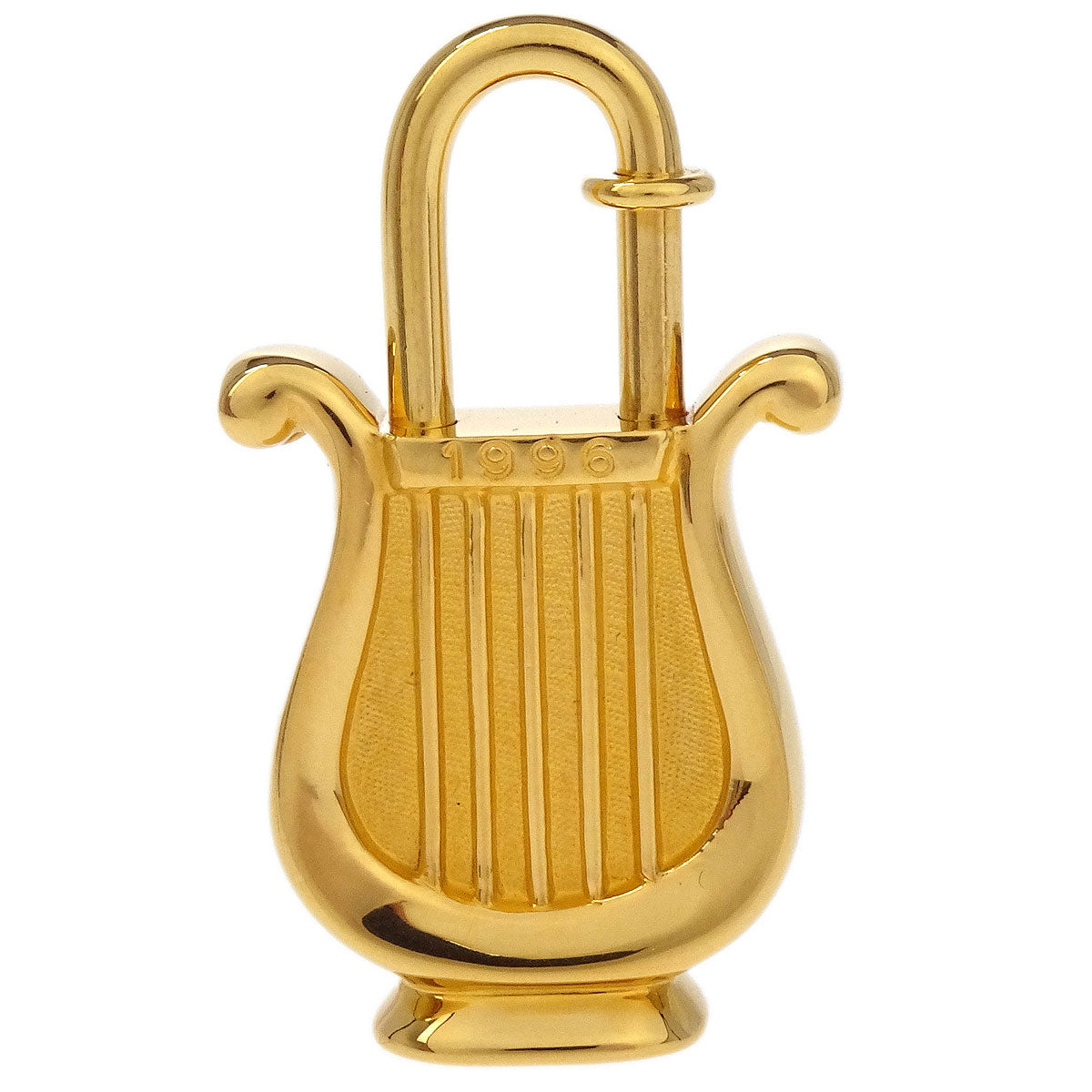 Hermes Harp 1996 Cadena Padlock Gold Small Good