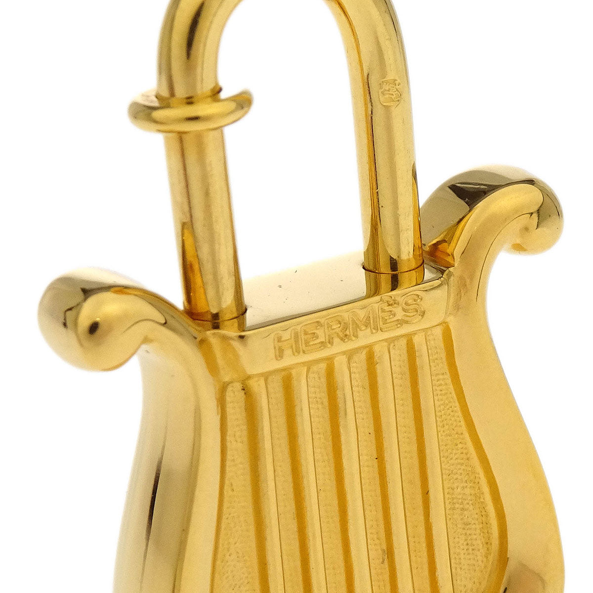 Hermes Harp 1996 Cadena Padlock Gold Small Good