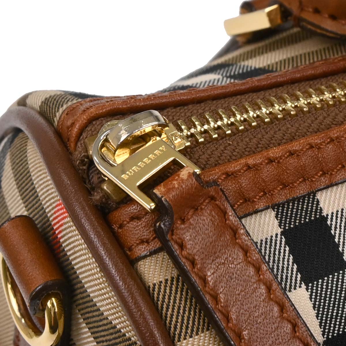 Burberry Beige House Check Handbag