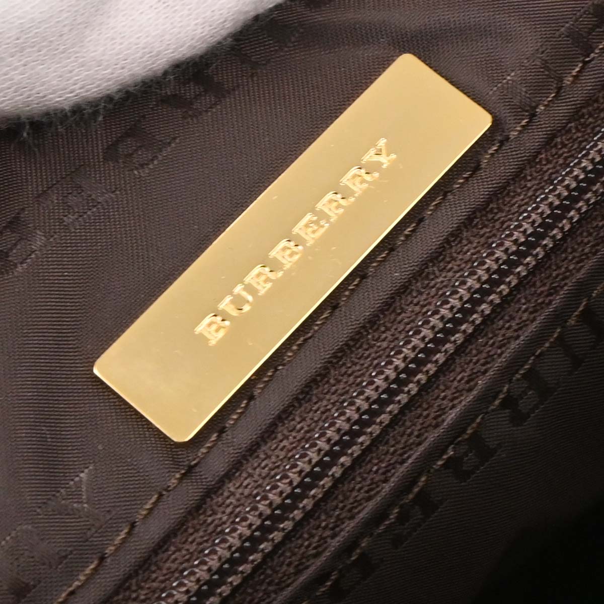 Burberry Beige House Check Handbag