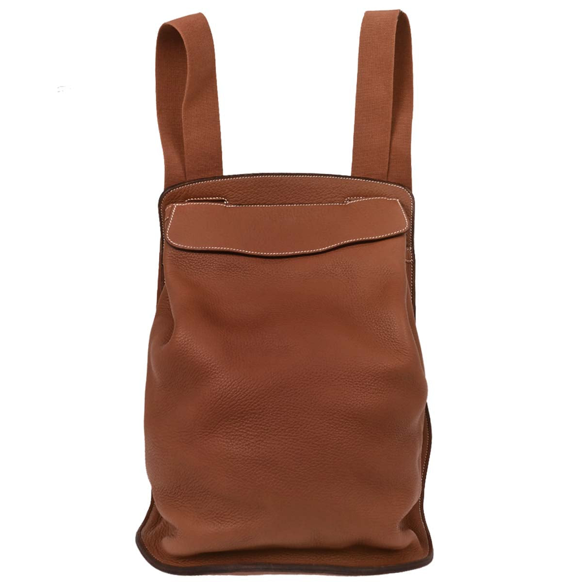 Hermes Gold Taurillon Clemence Sherpa Backpack