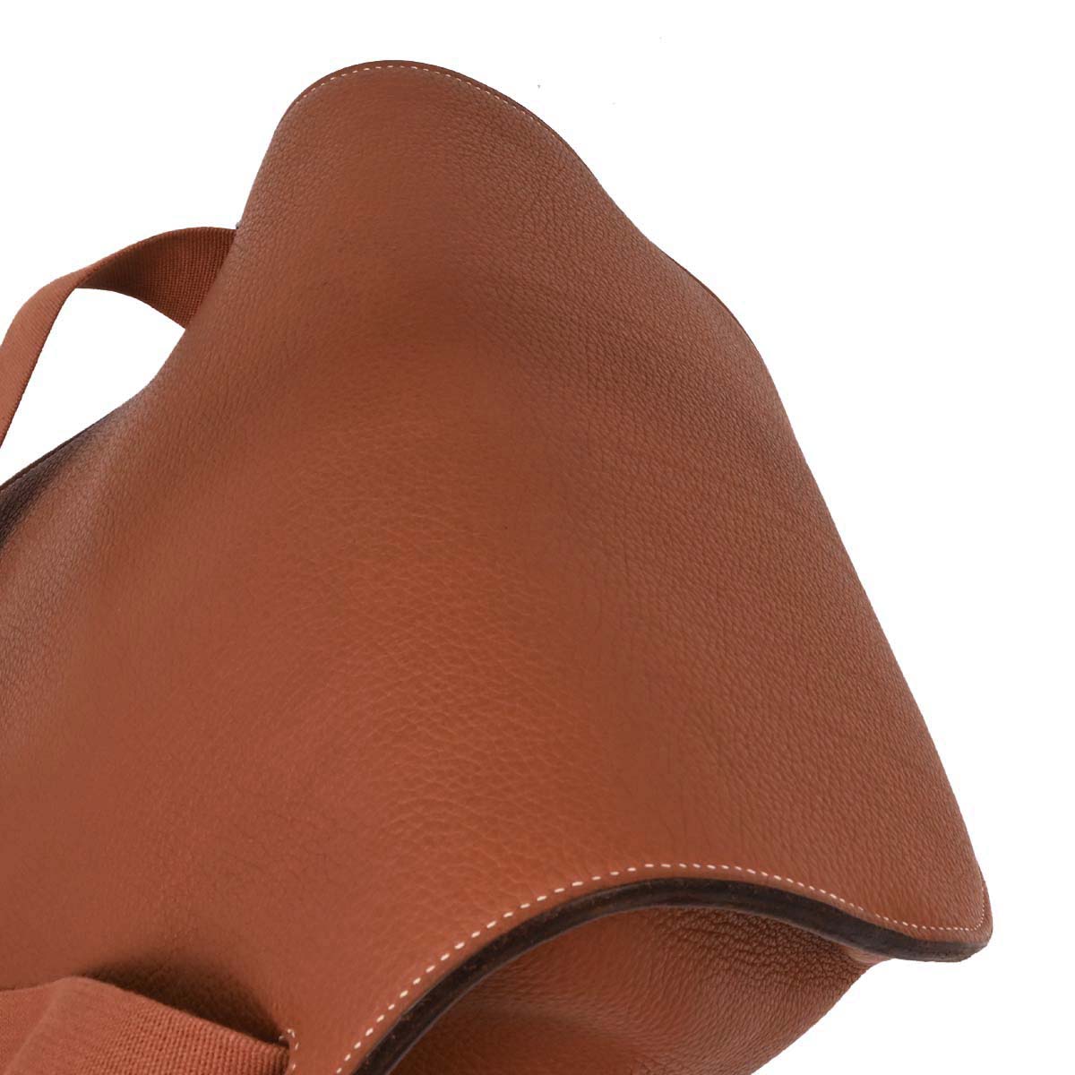 Hermes Gold Taurillon Clemence Sherpa Backpack