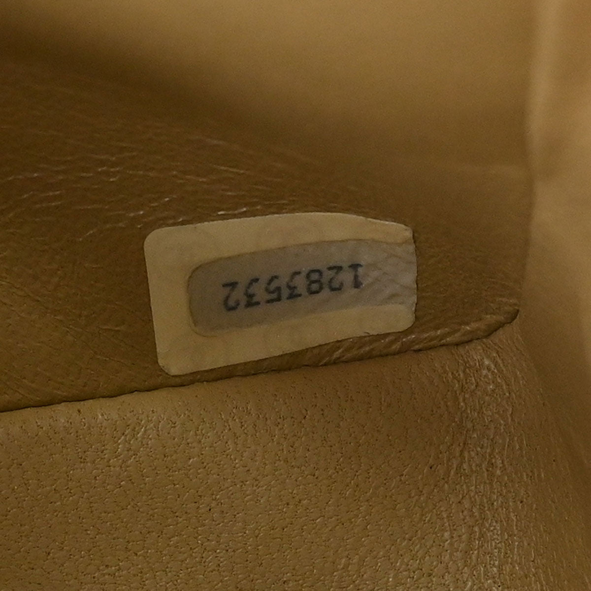 Chanel 1989-1991 Beige Lambskin Small Classic Double Flap Shoulder Bag