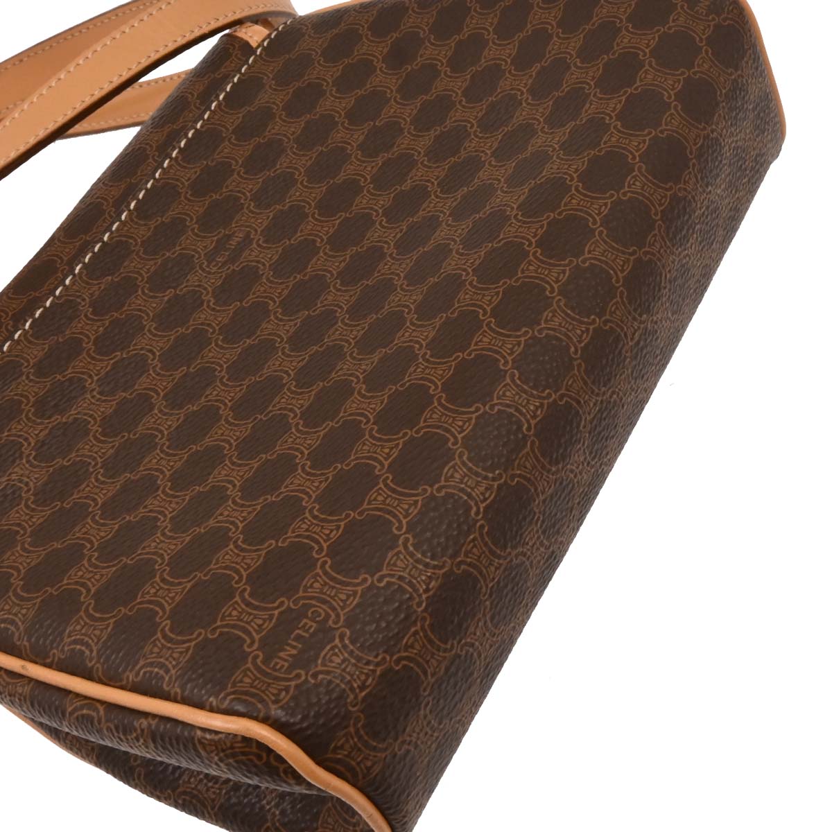 Celine Brown Macadam Shoulder Bag