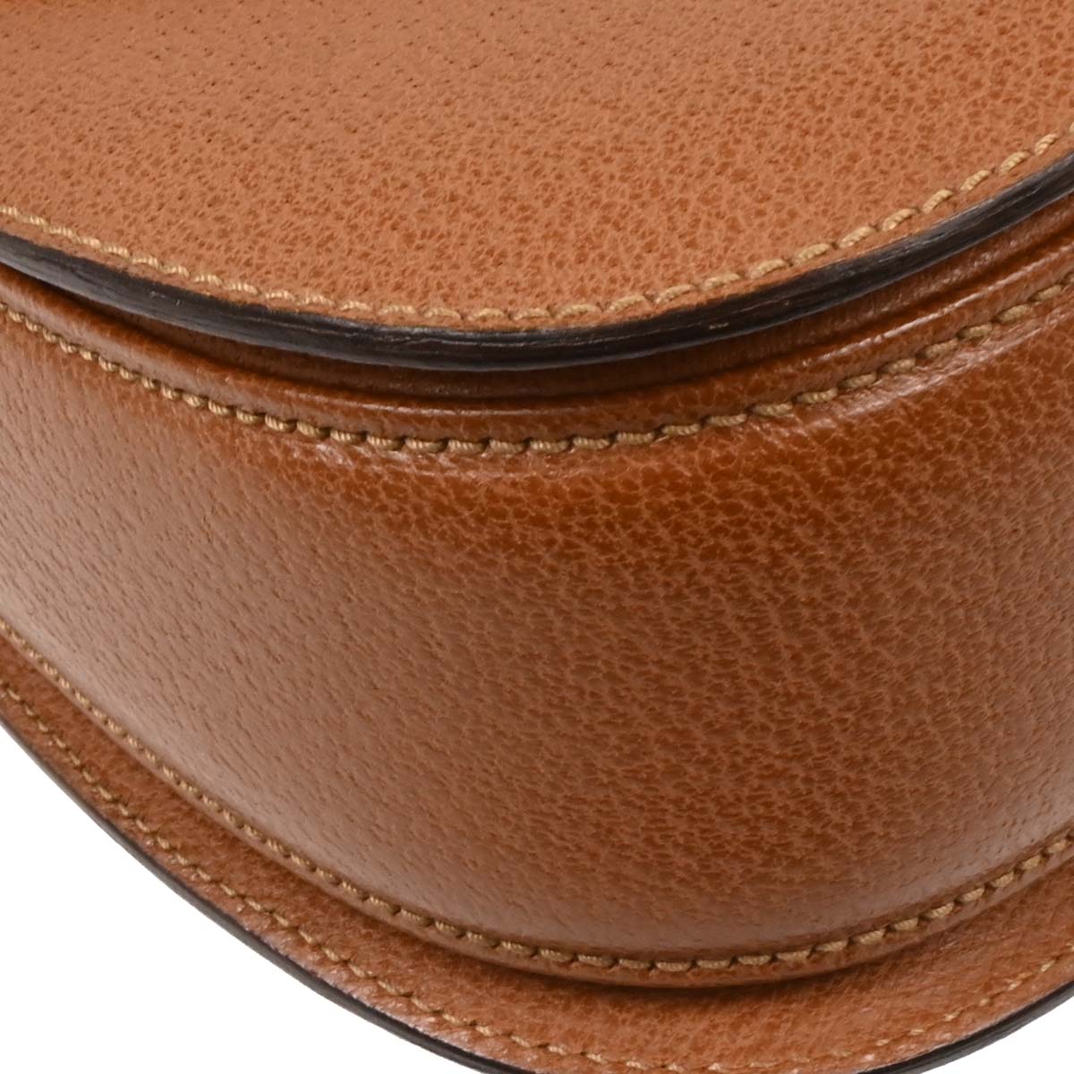 Gucci Brown Pigskin Bamboo 2way Shoulder Handbag