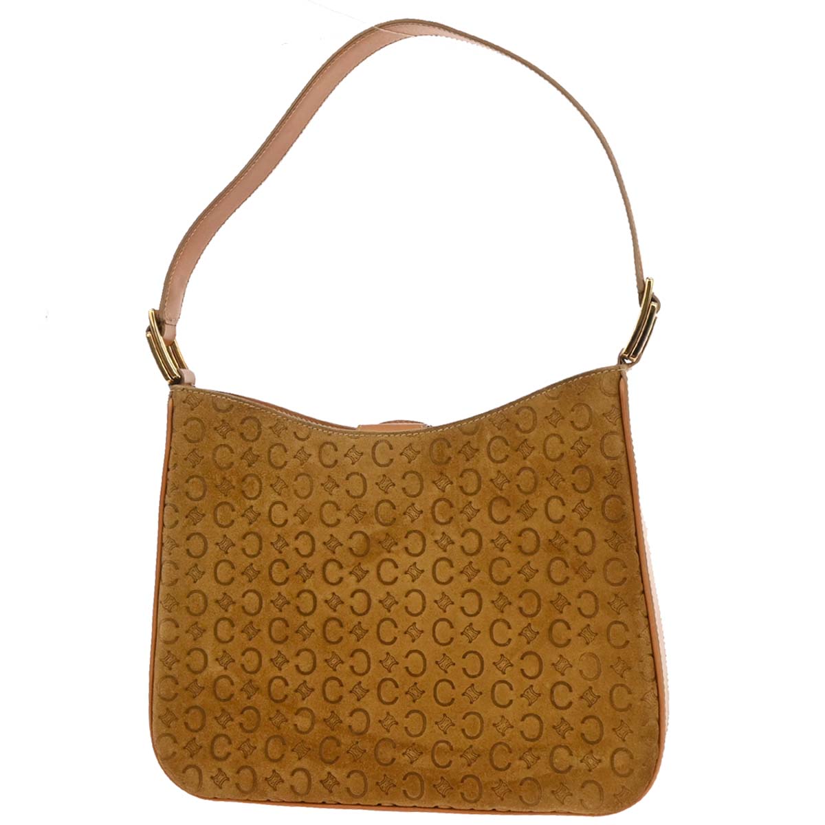 Celine Brown Suede C Macadam Handbag