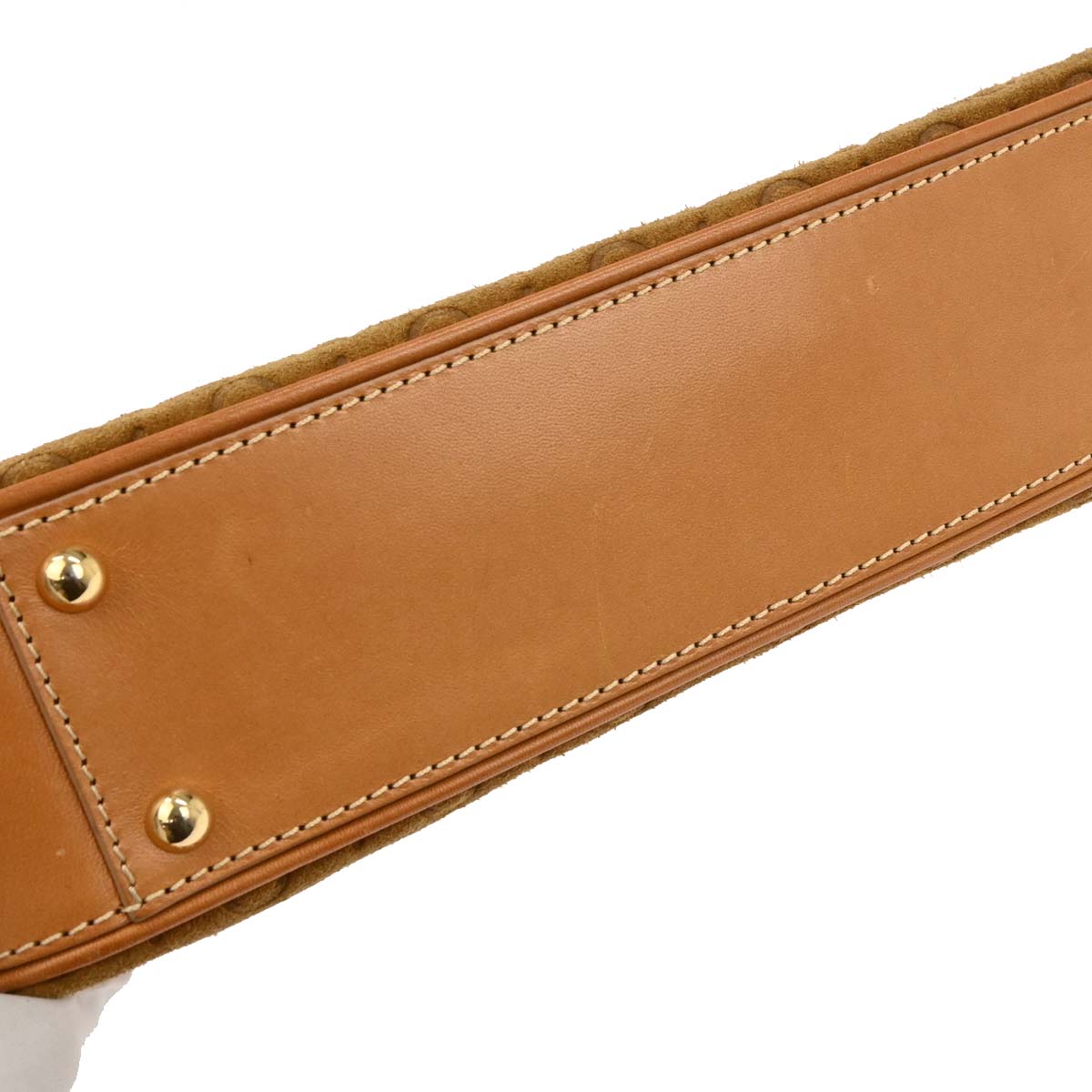 Celine Brown Suede C Macadam Handbag