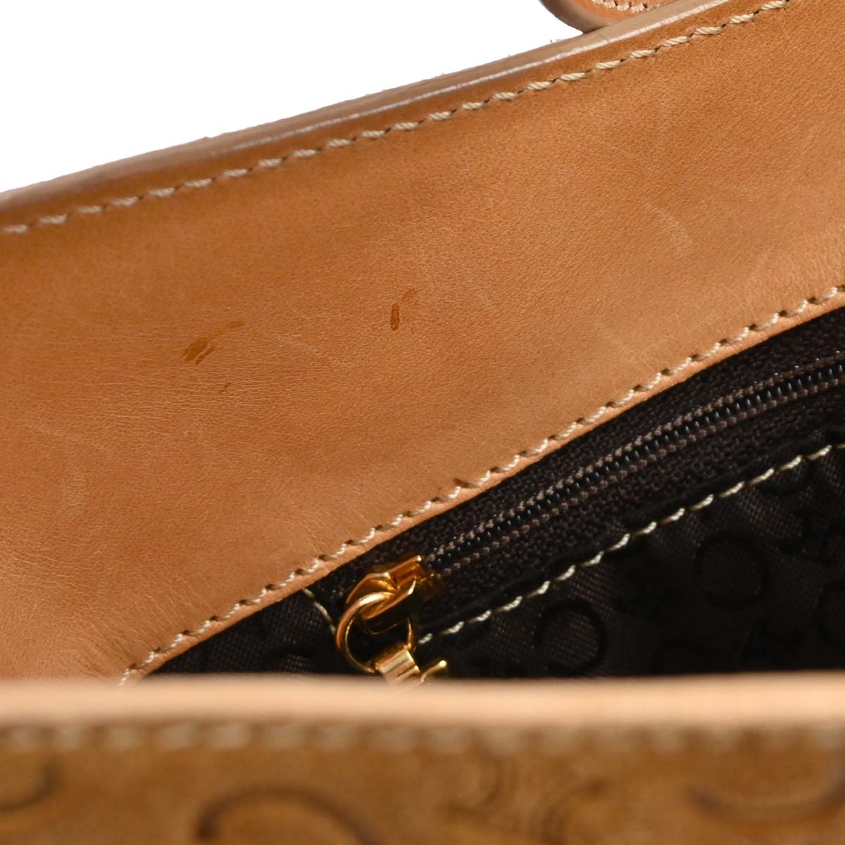 Celine Brown Suede C Macadam Handbag