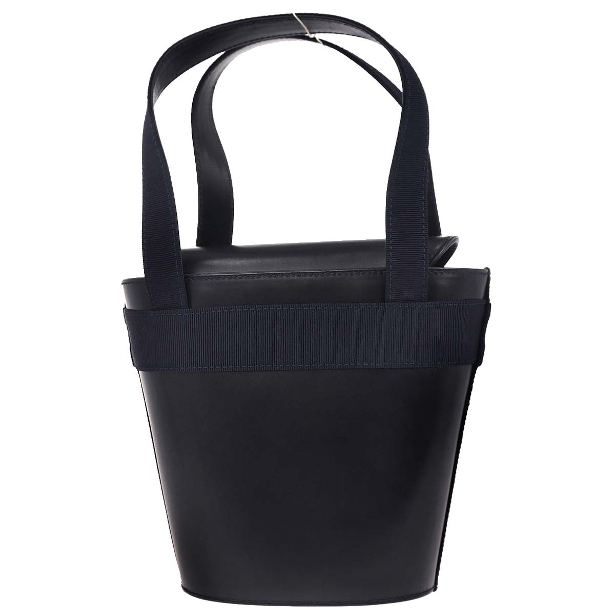 Salvatore Ferragamo Navy Vara Bow Handbag