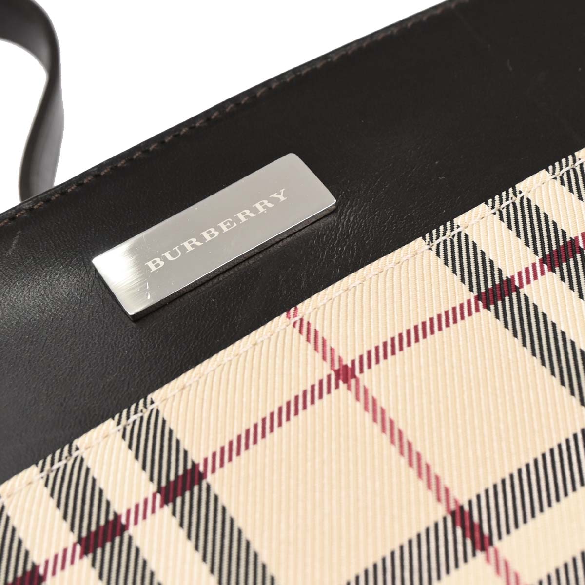 Burberry Beige Burberry Check Handbag
