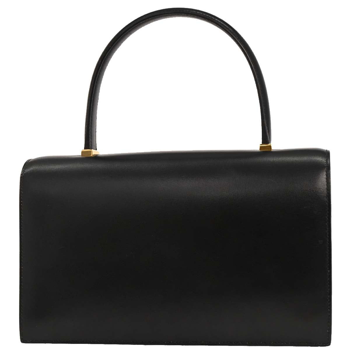 Hermes Black Box Calf Piano Handbag