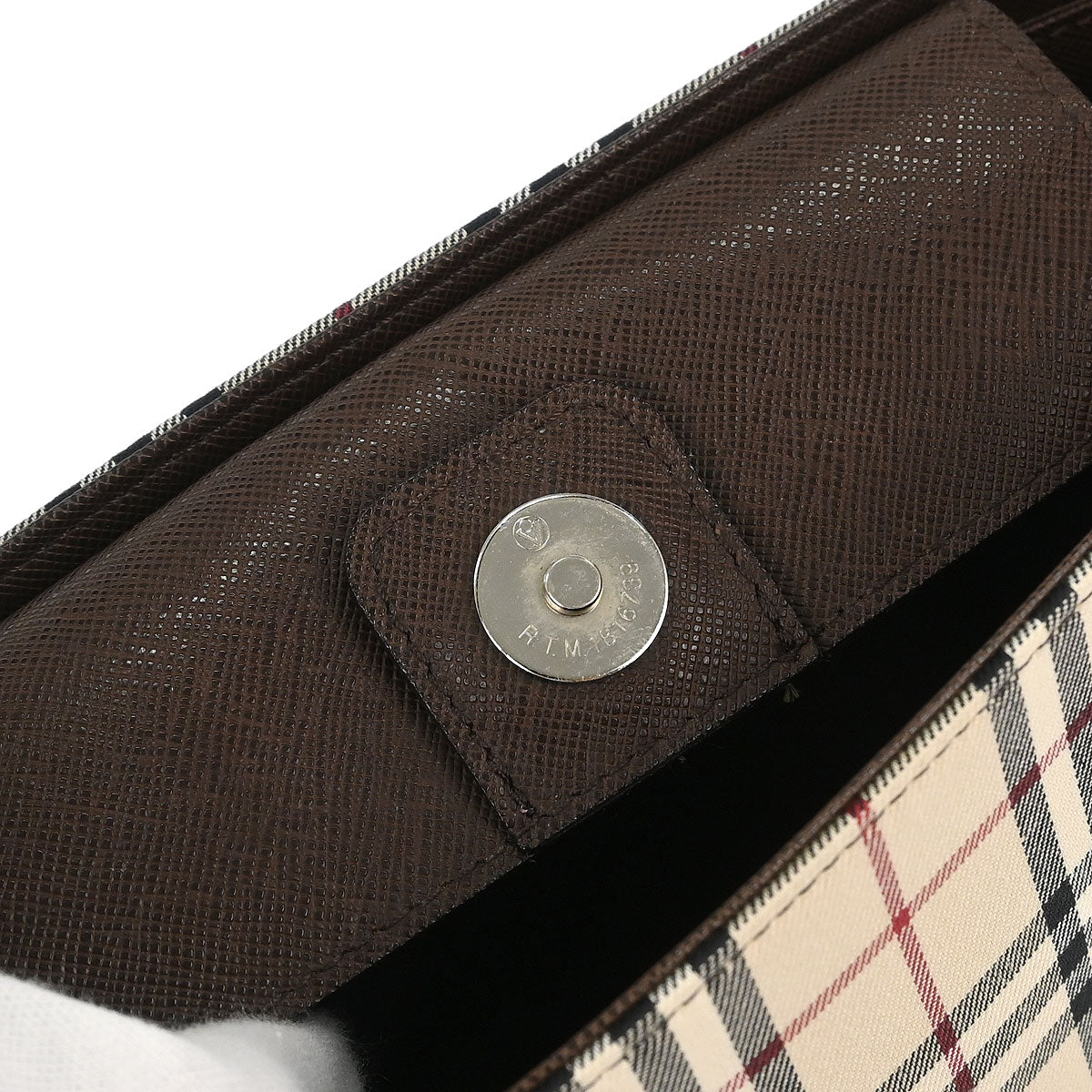 Burberry Beige Burberry Check Tote Handbag