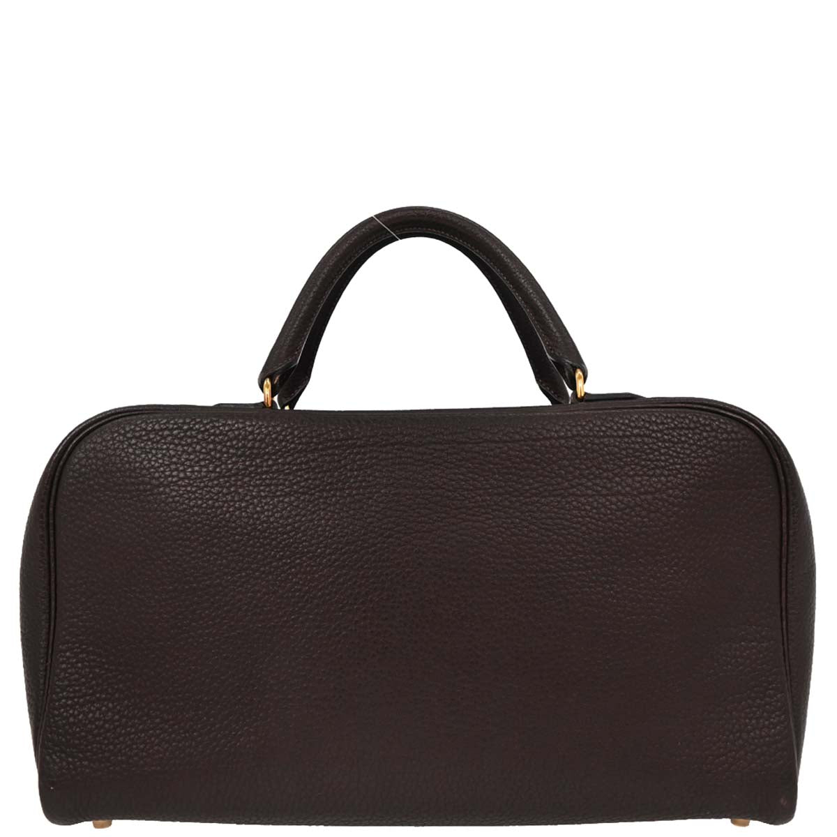 Hermes Ebene Taurillon Clemence Sac Envie 36 Handbag