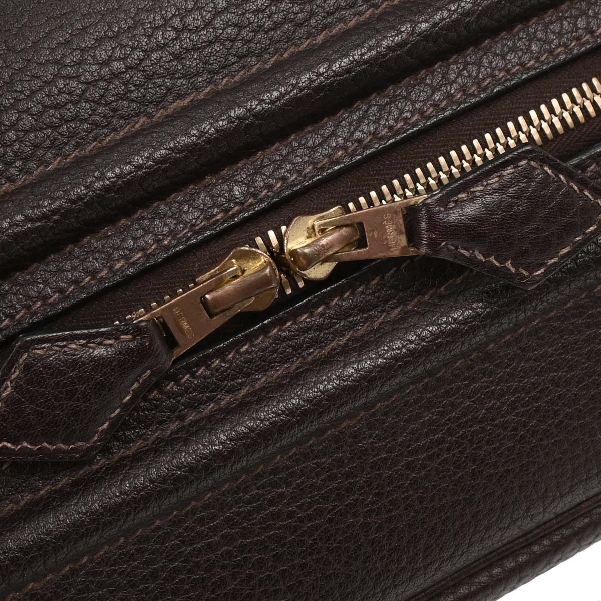 Hermes Ebene Taurillon Clemence Sac Envie 36 Handbag