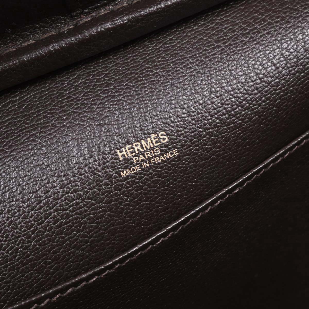 Hermes Ebene Taurillon Clemence Sac Envie 36 Handbag