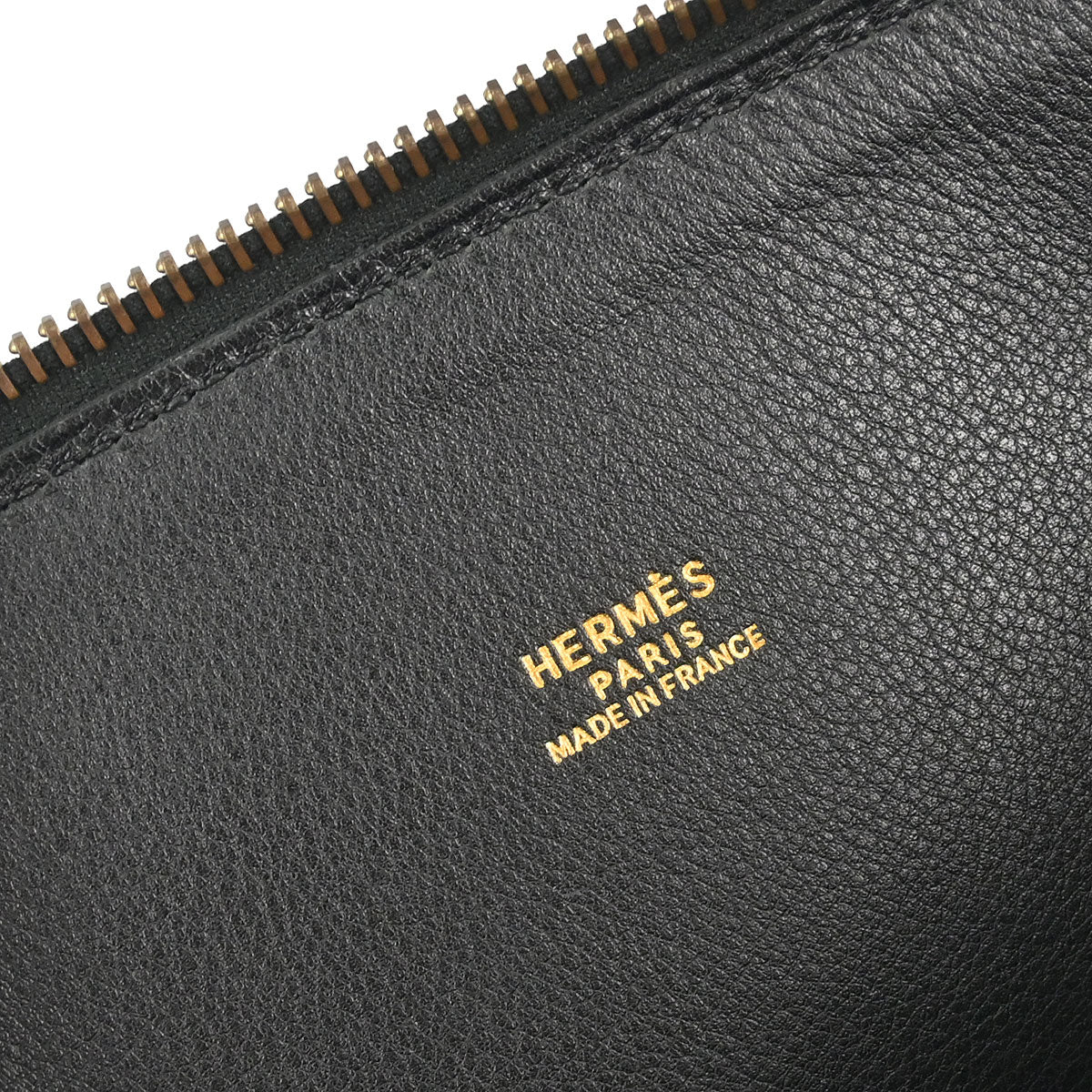 Hermes Black Sikkim Bolide 35 Handbag 2way Shoulder