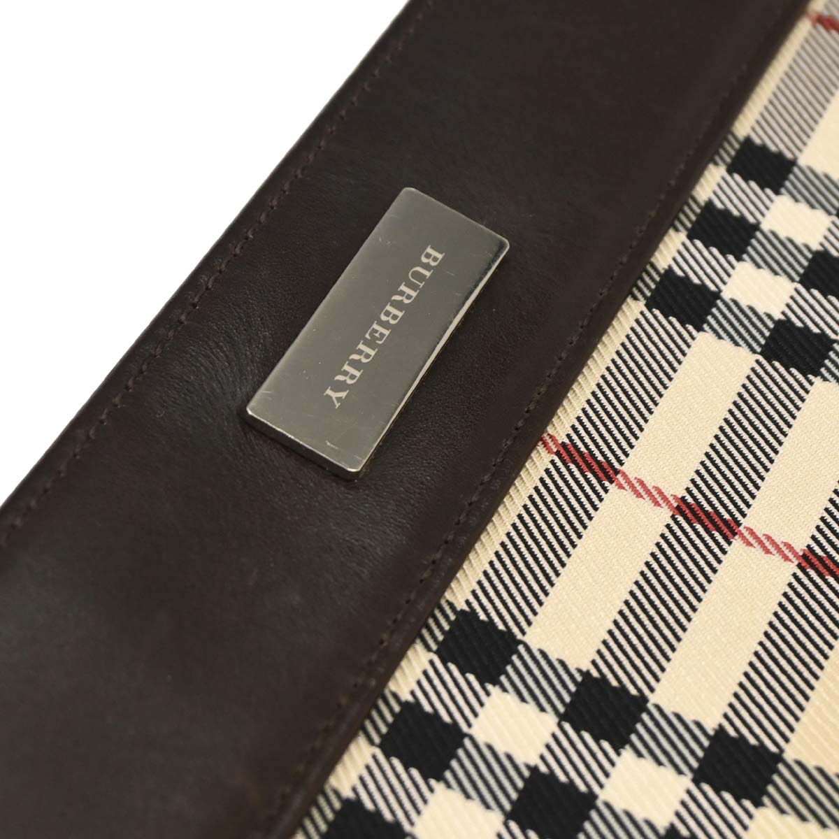 Burberry Beige Burberry Check Shoulder Bag