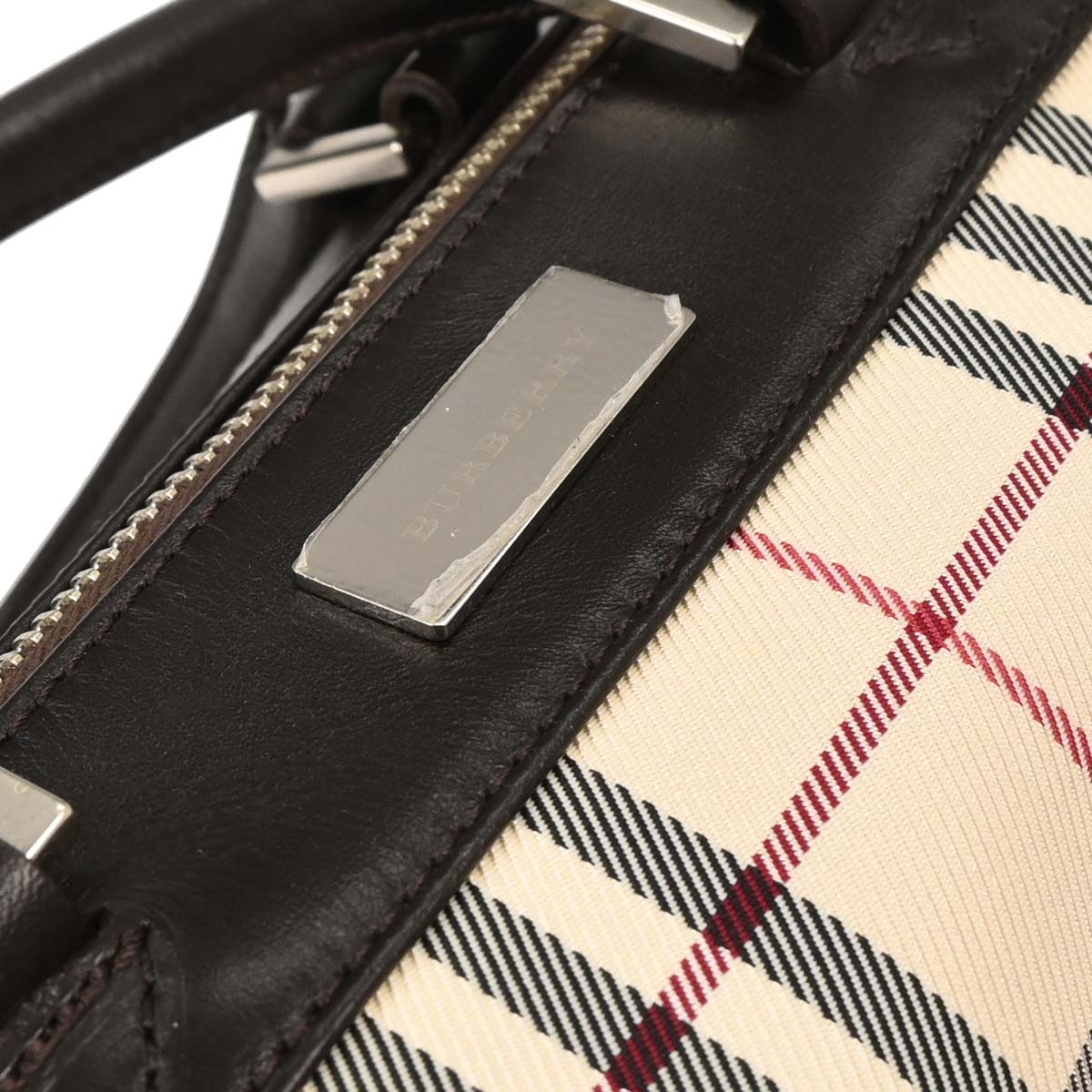 Burberry Beige Burberry Check Handbag