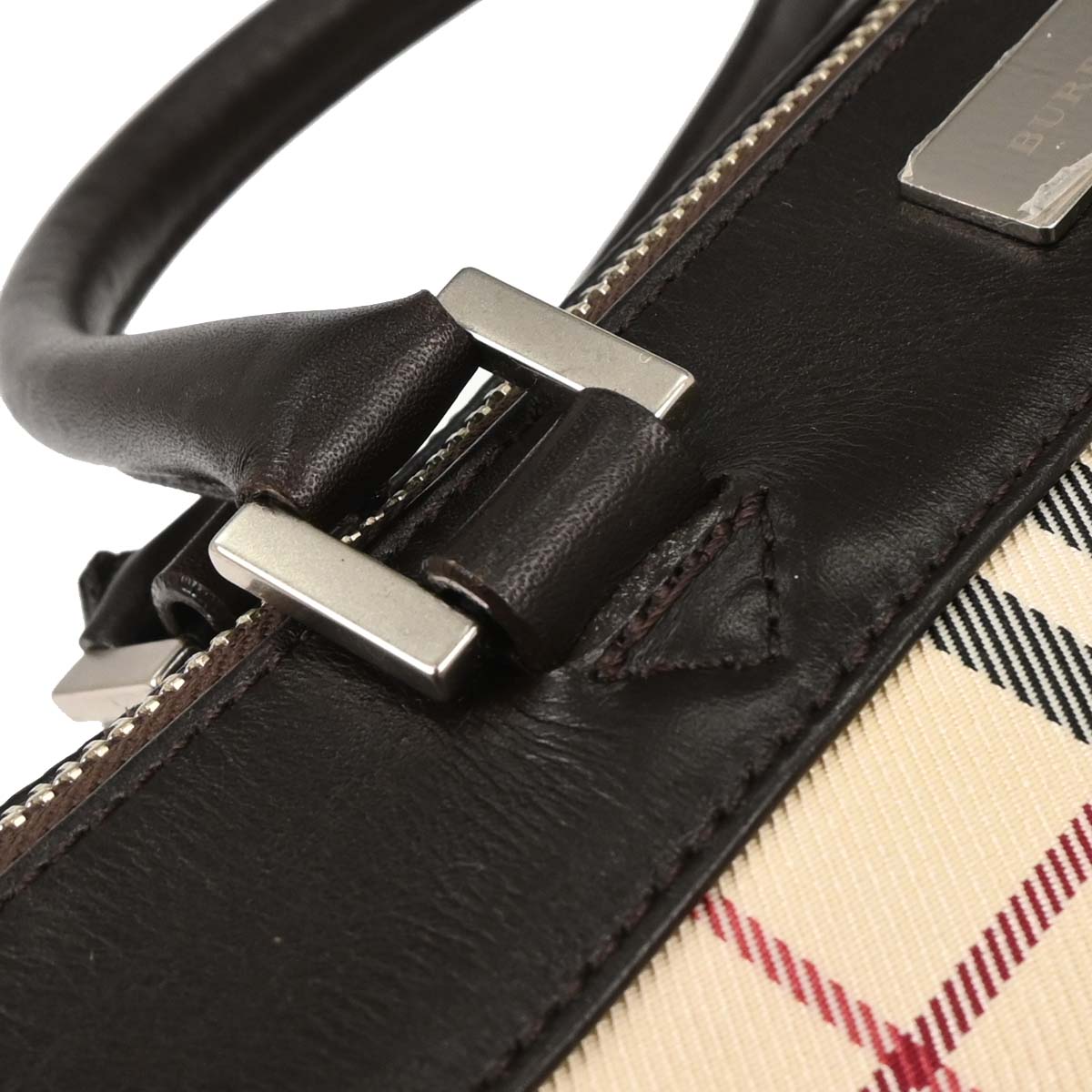 Burberry Beige Burberry Check Handbag