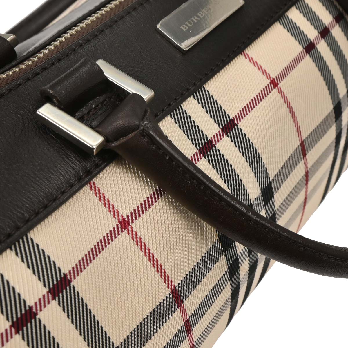 Burberry Beige Burberry Check Handbag