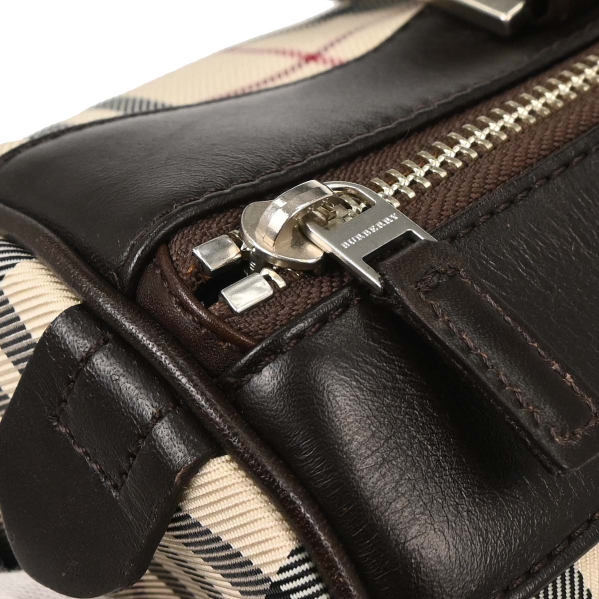 Burberry Beige Burberry Check Handbag