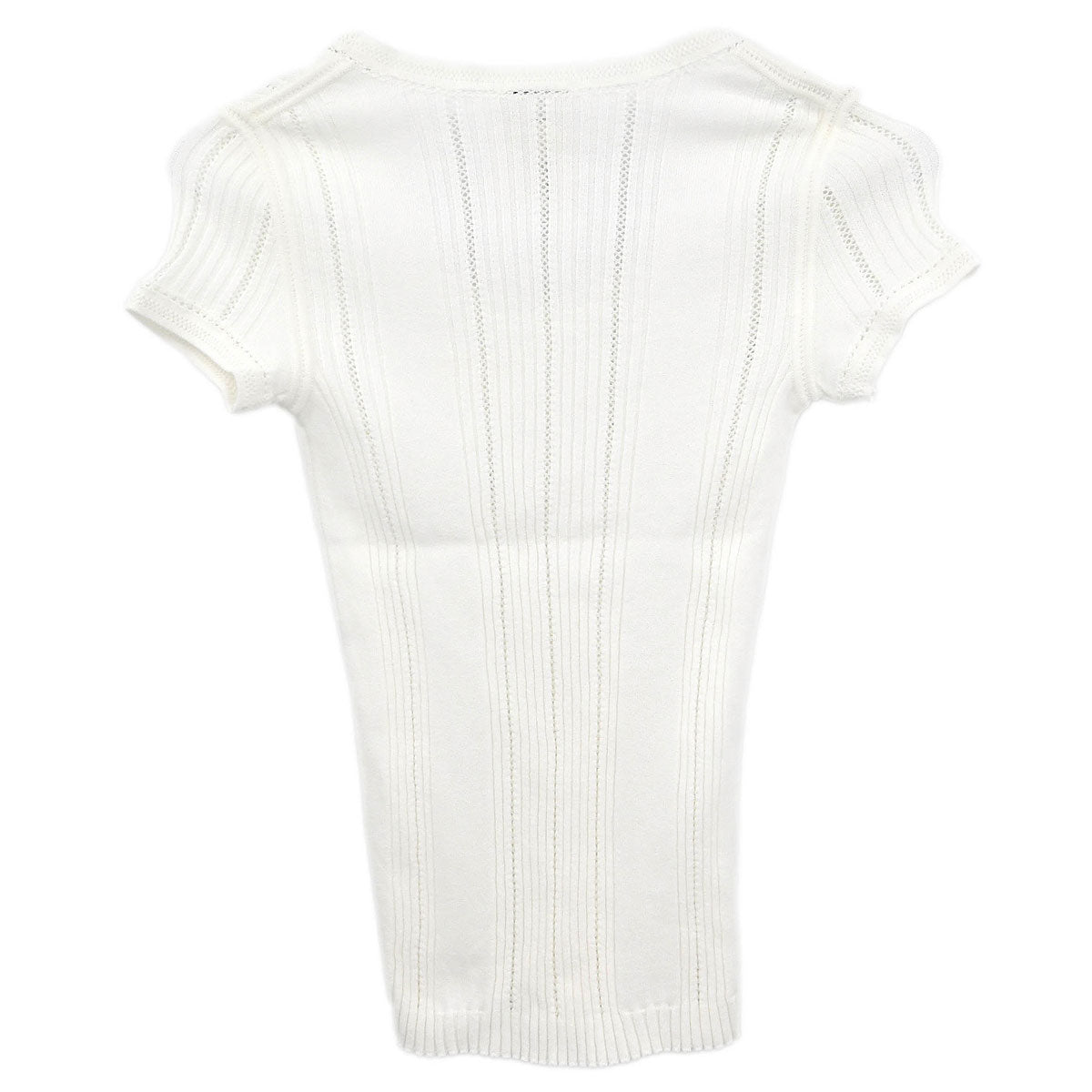 Chanel 2003 Single Breasted Jacket White #42