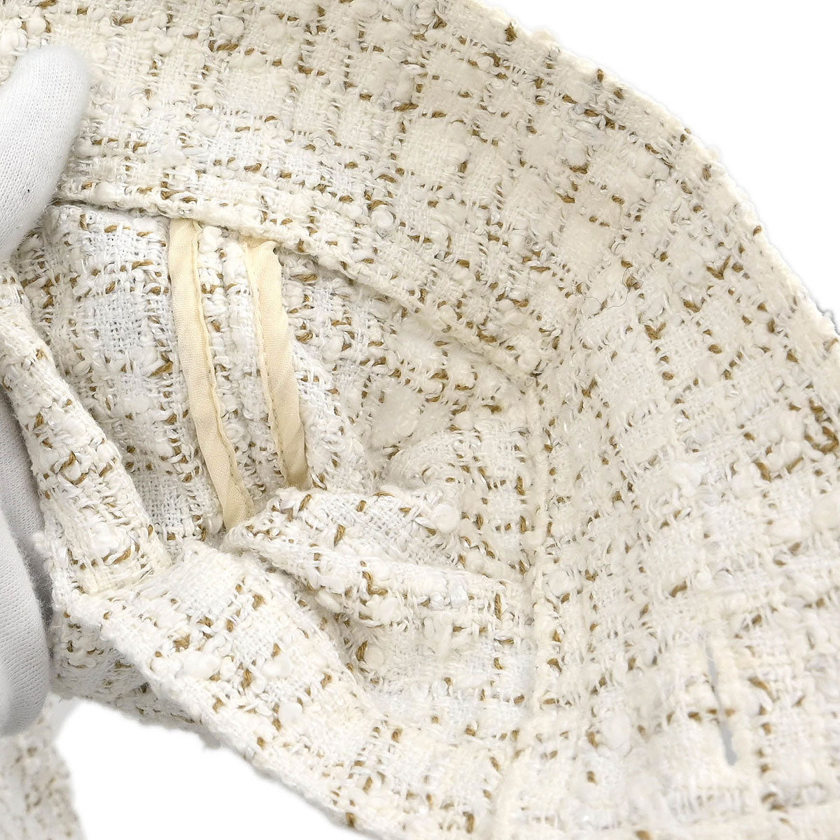 Chanel 2001 Single Breasted Jacket White #42