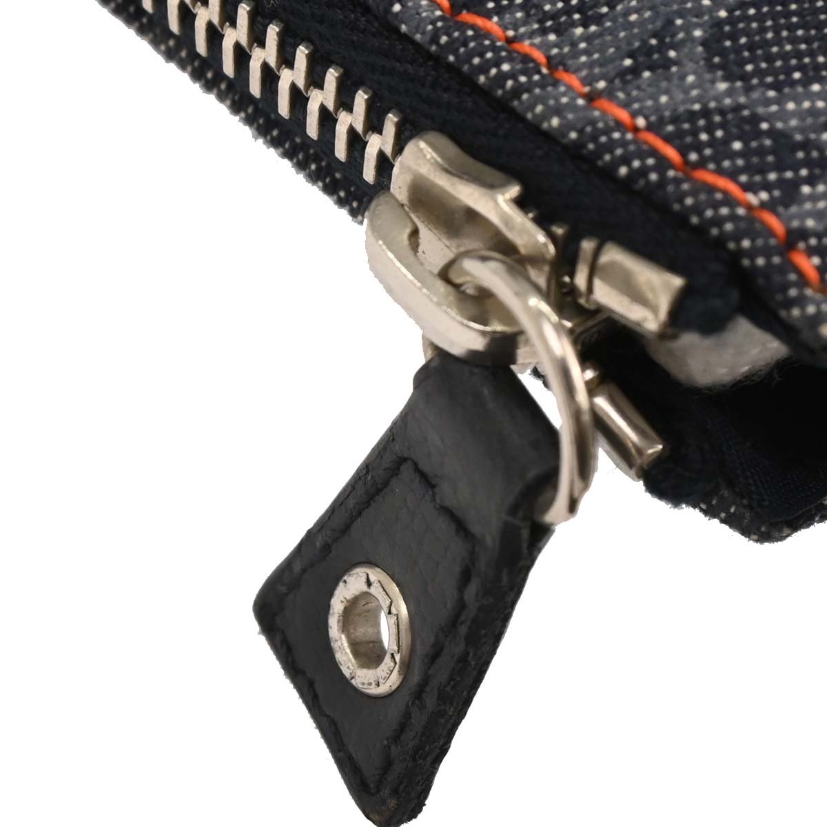 Christian Dior Navy Denim Trotter Saddle Handbag