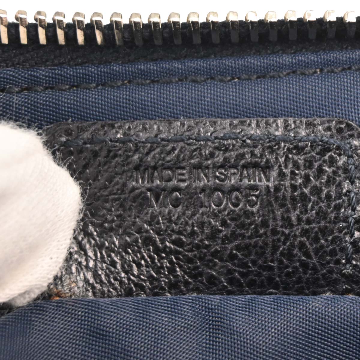 Christian Dior Navy Denim Trotter Saddle Handbag