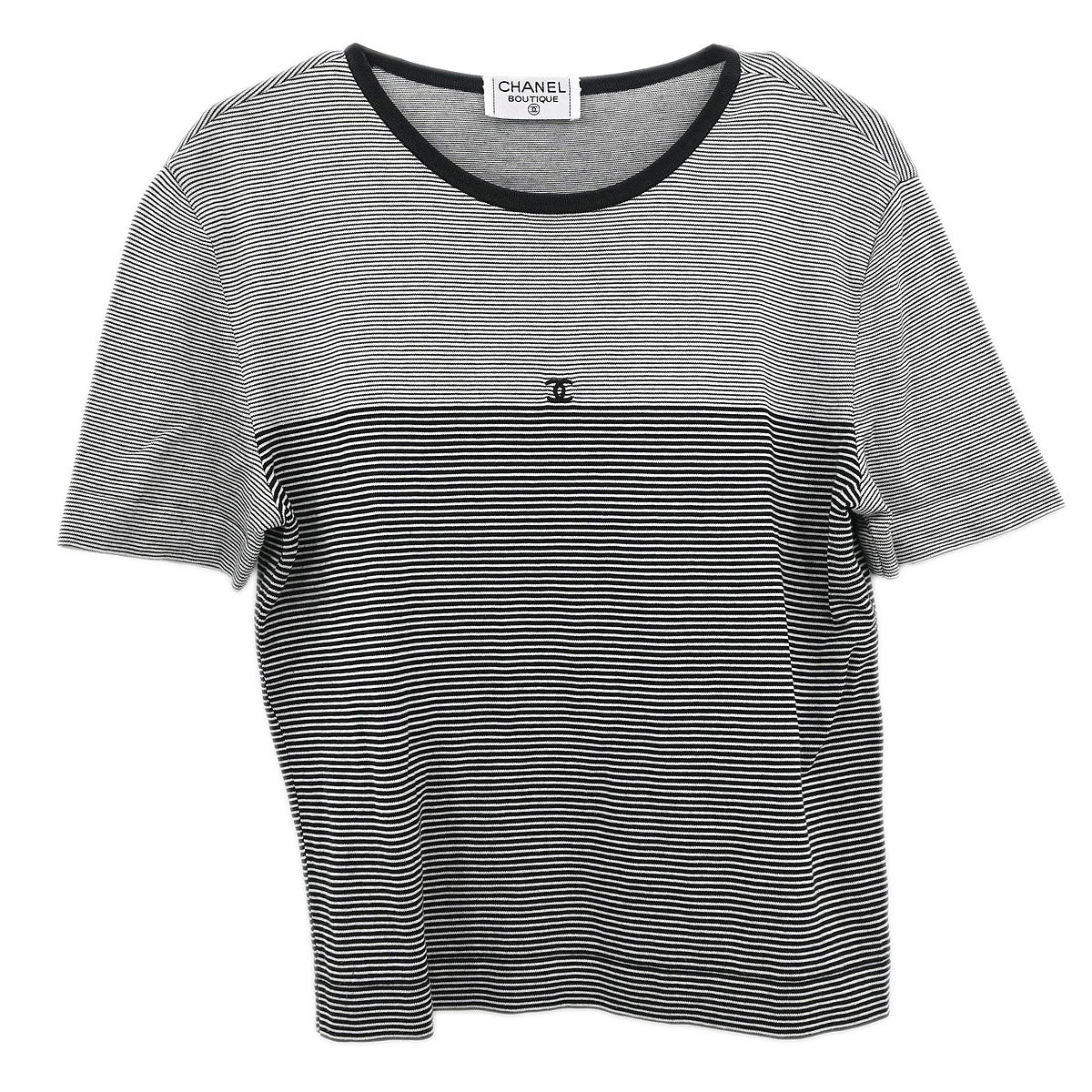 Chanel Short Sleeve Top Black