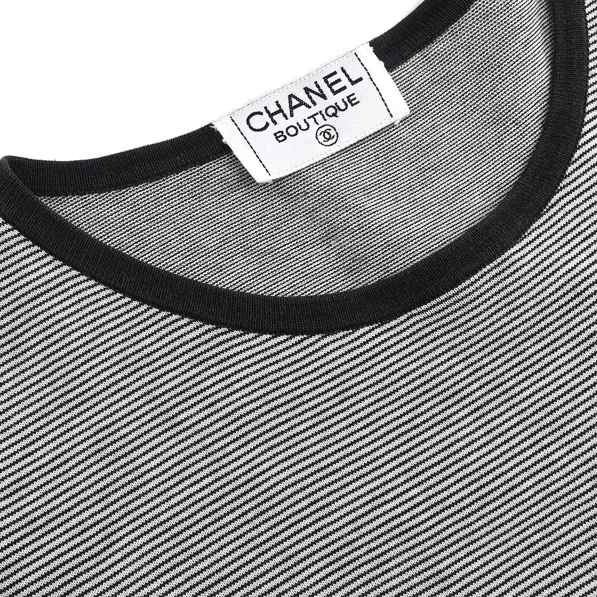 Chanel Short Sleeve Top Black