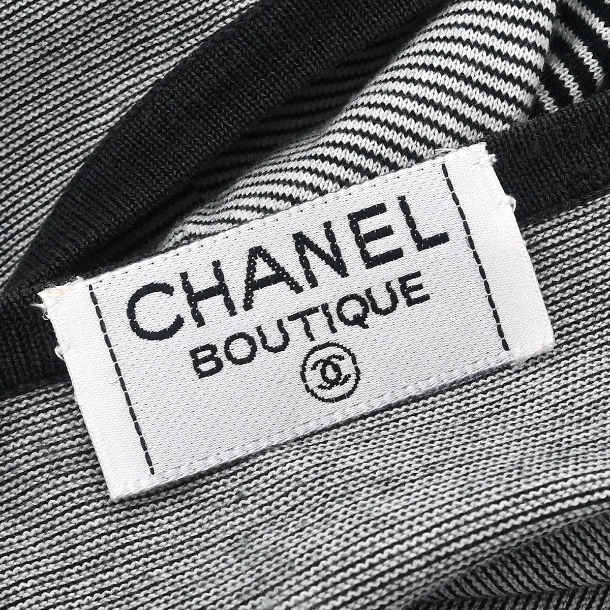 Chanel Short Sleeve Top Black