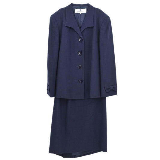 Givenchy Setup Suit Jacket Skirt Navy #44