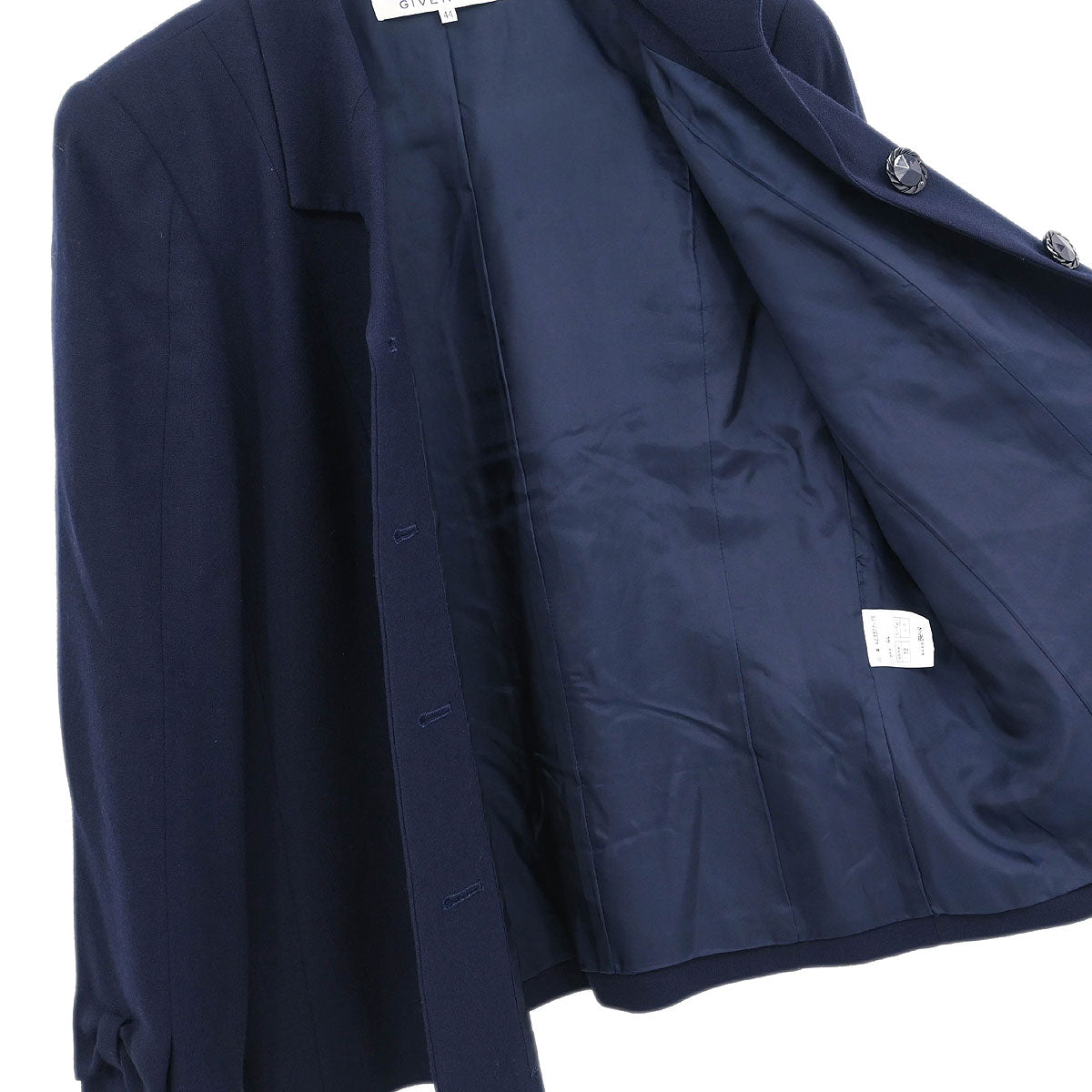 Givenchy Setup Suit Jacket Skirt Navy #44