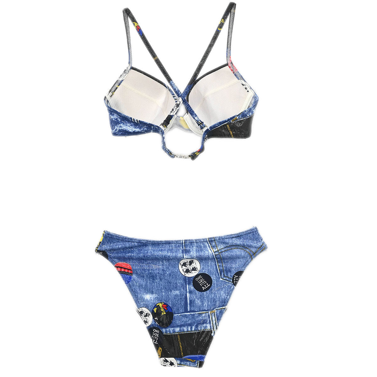Christian Dior Swimwear Swimsuit Blue #90 #36