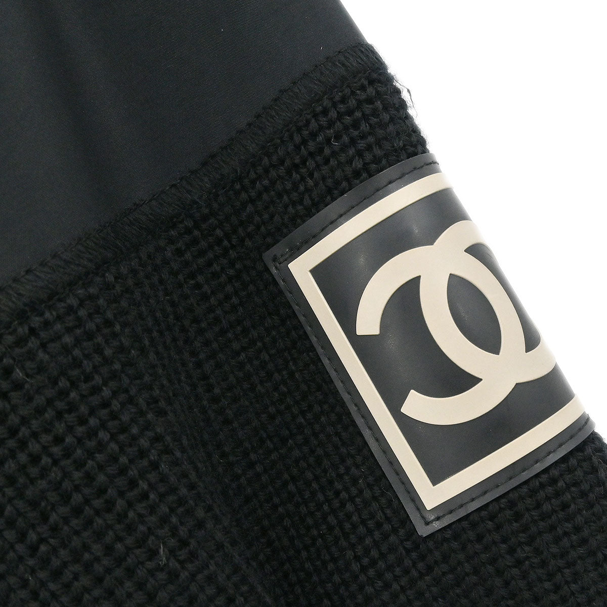 Chanel 2002 Sport Line Zip Up Jacket Black #42