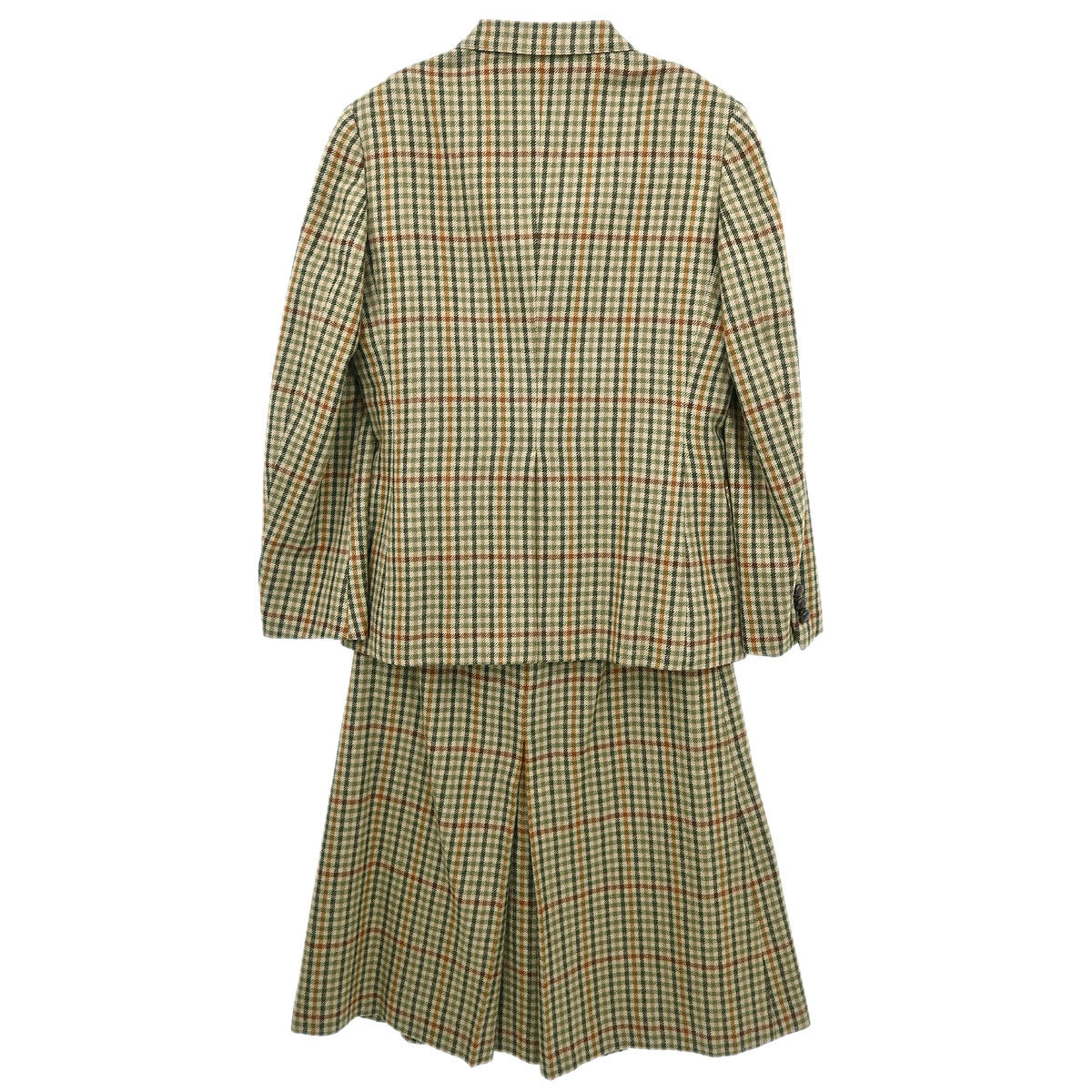 Burberrys Setup Suit Jacket Skirt Brown #34-36 #32