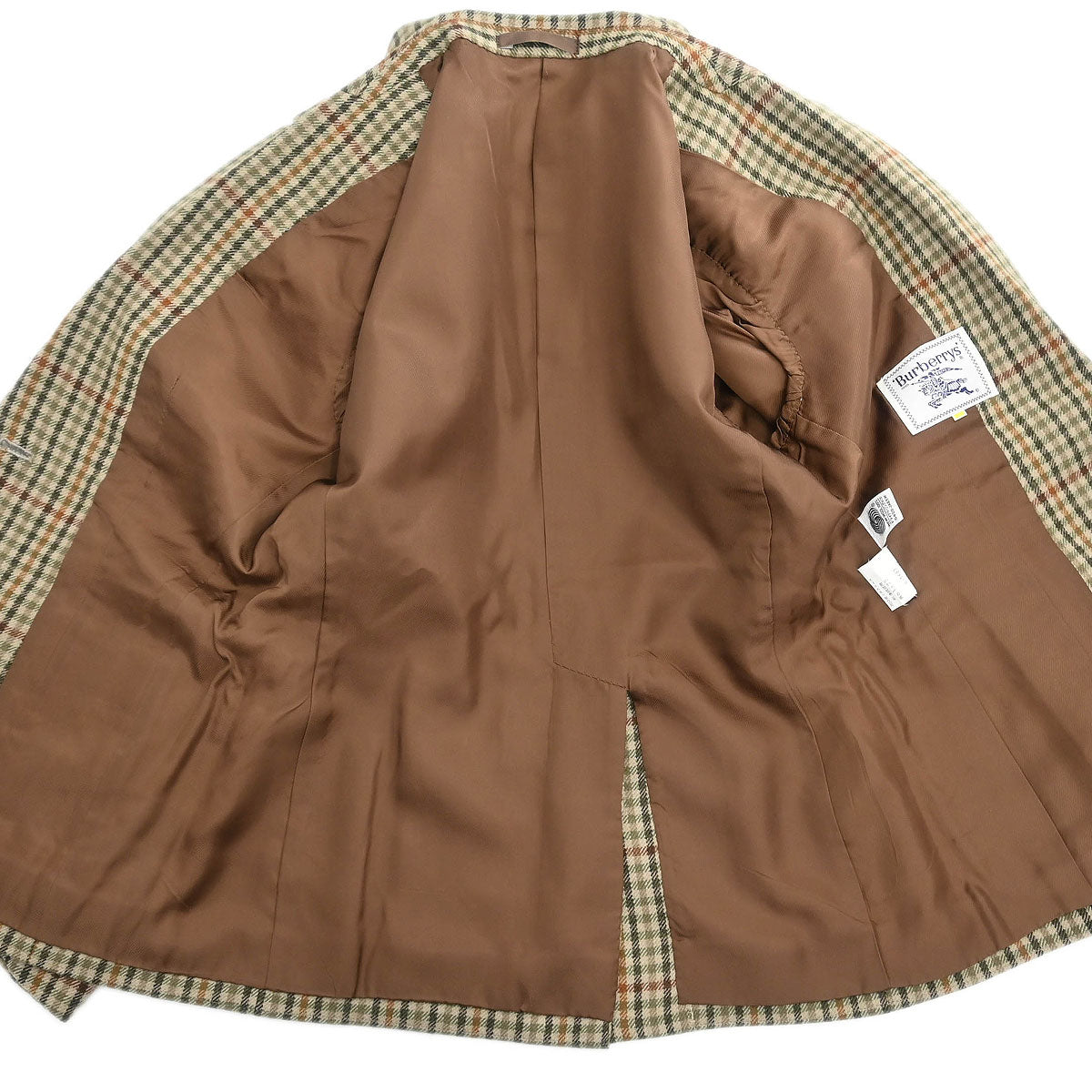 Burberrys Setup Suit Jacket Skirt Brown #34-36 #32