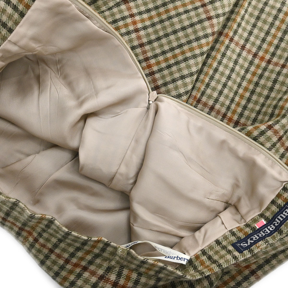 Burberrys Setup Suit Jacket Skirt Brown #34-36 #32