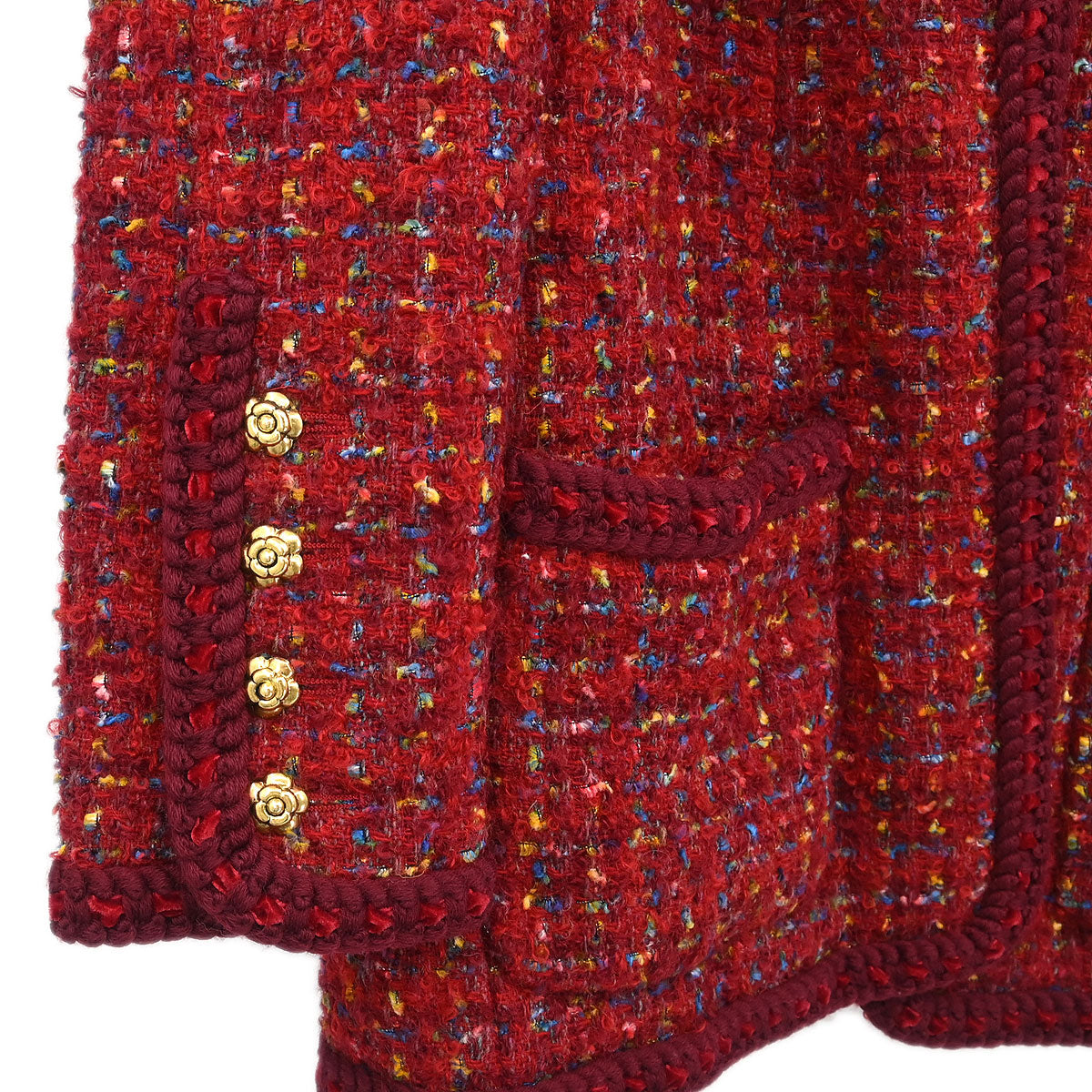 Chanel Jacket Coat Red